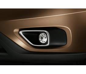 Окантовка протитуманок 2015-2026 (2 шт., нерж.) для Fiat Doblo II рр