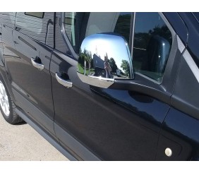 Накладки на дзеркала 2014-2018 (2 шт, пласт) для Ford Connect рр