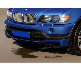 Накладка на передній бампер дорестайл (під фарбування) для BMW X5 E53 1999-2006 рр