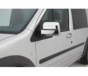 Накладки на дзеркала варіант №2 (2 шт, пласт) для Ford Connect 2010-2013 рр