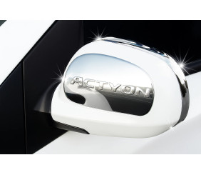 Обведення дзеркал і верхівка (пластик) для SsangYong Action 2005-2018 рр