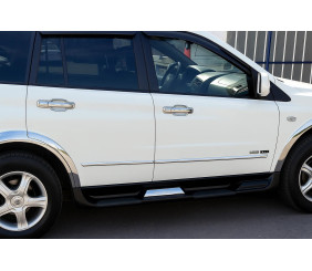 Накладки навколо ручок (4 шт, пласт) для SsangYong Kyron 2005-2014 рр