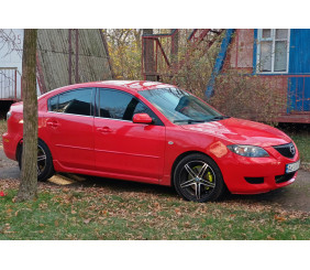 Окантовка вікон (4 шт, нерж) Хетчбек для Mazda 3 2003-2009 рр