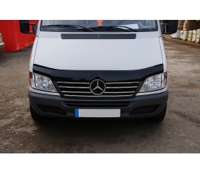 Накладки на кант решітки радіатора (2000-2002, 7 частин, нерж) для Mercedes Sprinter W901/902/903/904/905 рр