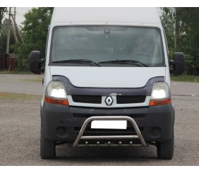 Передня дуга WT003 (нерж.) для Nissan Interstar 2002-2010 рр