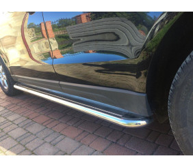 Бокові пороги Premium (2шт., нерж.) d60 для Ауди Q5 2008-2017 рр