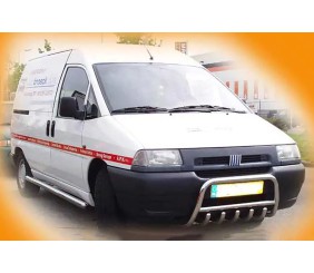 Кенгурятник WT003 (нерж) для Peugeot Expert 1995-2007 рр