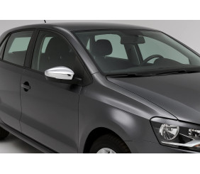 Накладки на дзеркала HB (2 шт., нерж) для Volkswagen Polo 2010-2017 рр