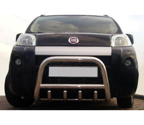 Передня дуга QT006 (нерж.) для Citroen Nemo 2007-2017 рр