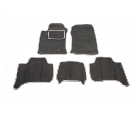 Ворсові килимки Premium (5 шт) для Toyota Land Cruiser Prado 120 2002-2009 рр