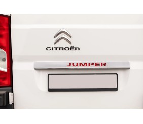 Хром планка над номером LED-червоний (нерж.) для Citroen Jumper 2007-2025 рр