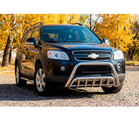 Передня дуга WT002 (нерж.) для Chevrolet Captiva 2006-2019 рр