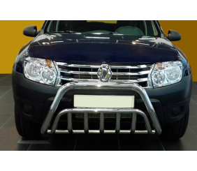 Кенгурятник WT002 (нерж) для Dacia Duster 2008-2018 рр