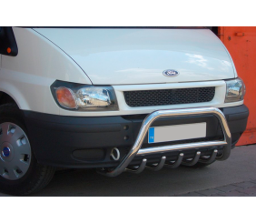 Кенгурятник WT002 (2006-2014, нерж.) для Ford Transit рр