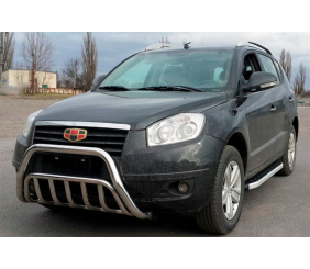 Кенгурятник WT002 (нерж.) для Geely Emgrand X7 2011- рр