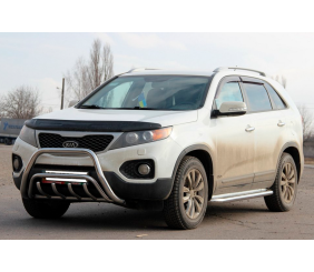 Кенгурятник WT002/2 (нерж.) для Kia Sorento II XM 2009-2014 рр