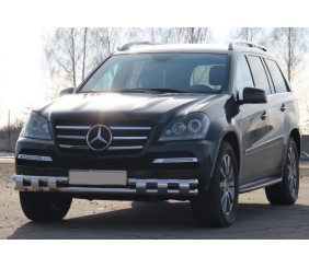 Передня дуга ST015 (нерж.) для Mercedes GL сlass X164 2006-2012 рр