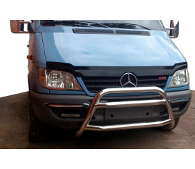 Кенгурятник WT022 (нерж.) 1995-2000 для Mercedes Sprinter W901/902/903/904/905 рр