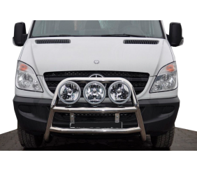 Кенгурятник високий WT018 (нерж.) для Mercedes Sprinter W906 2006-2018 рр