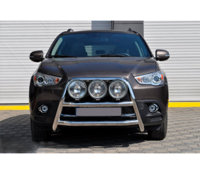 Кенгурятник WT018 (нерж.) для Mitsubishi ASX 2010-2023 рр