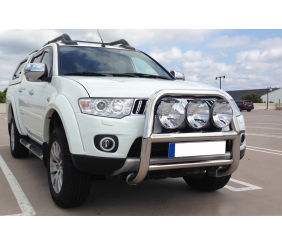 Кенгурятник WT018 (нерж.) для Mitsubishi L200 2006-2015 рр