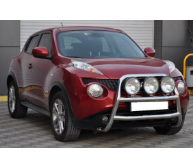 Кенгурятник WT018 (нерж) для Nissan Juke 2010-2019 рр