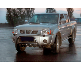 Кенгурятник WT002 (нерж) для Nissan NP300 1999-2015 рр