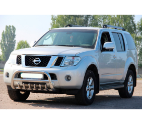 Кенгурятник WT008 (нерж) для Nissan Navara 2006-2015 рр