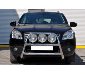 Кенгурятник WT018 (нерж.) для Nissan Qashqai 2007-2010 рр