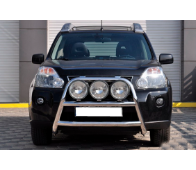Передній захист WT018 (нерж) для Nissan X-trail T31 2007-2014 рр