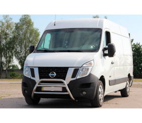 Кенгурятник WT018 (нерж.) для Nissan NV400 2010-2024 рр