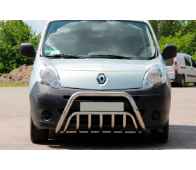 Кенгурятник WT002 (нерж.) для Renault Kangoo 2008-2020 рр
