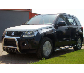 Кенгурятник QT006 (нерж.) для Suzuki Grand Vitara 2005-2017 рр