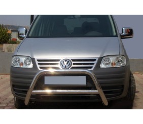 Кенгурятник WT005 (нерж) для Volkswagen Caddy 2004-2010 рр