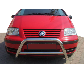 Кенгурятник WT005 (нерж) для Volkswagen Sharan 1995-2010 рр