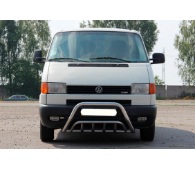 Кенгурятник WT002 (нерж) для Volkswagen T4 Caravelle/Multivan 1990-2003 рр
