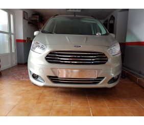 Накладки на решітку OmsaLine (2014-2018, 4 шт, нерж) для Ford Courier рр