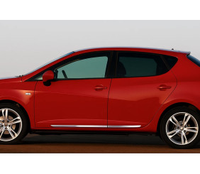 Молдинг дверної OmsaLine (4 шт., нерж.) для Seat Ibiza 2010-2017 рр