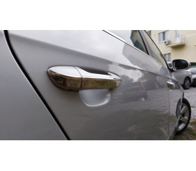 Накладки на ручки плоскі (4 шт, нерж) для Volkswagen Passat B6 2006-2012 рр