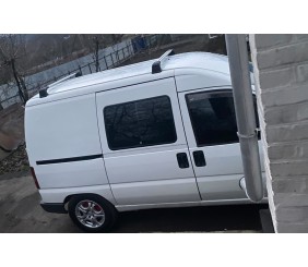 Поперечены в штатні місця під ключ (2 шт) Сірий для Citroen Jumpy 1996-2007 рр