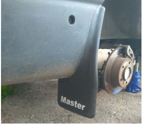 Бризковики Premium з поглибленням (2 шт, гума) для Renault Master 1998-2010 рр