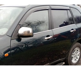 Накладки на ручки (4 шт, нерж) Carmos - турецька сталь для Chery Tiggo 1 2005-2016 рр