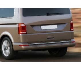 Кромка багажника (нерж) OmsaLine - Італійська нержавійка для Volkswagen T6 2015-2024 рр