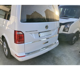 Планка під номером (нерж) Carmos - Турецька сталь для Volkswagen T6 2015-2024 рр