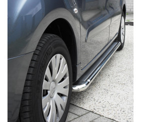 Бокові пороги Premium (2 шт., нерж.) Ø60 для Citroen Berlingo 1996-2008 рр