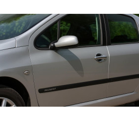 Накладки під ручки (4 шт, пласт) для Peugeot 307 2001-2008 рр
