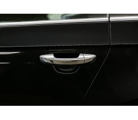Накладки на ручки (4 шт, нерж) OmsaLine, Італійська нержавійка для Volkswagen Passat B7 2012-2015 рр