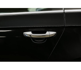 Накладки на ручки (4 шт, нерж) OmsaLine, Італійська нержавійка для Volkswagen Passat СС 2008-2017 рр