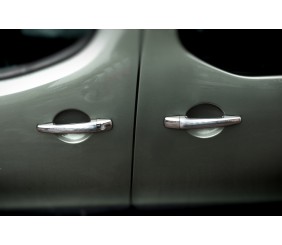 Накладки на ручки (4 шт, нерж) Carmos - Турецька сталь для Peugeot Partner Tepee 2008-2018 рр