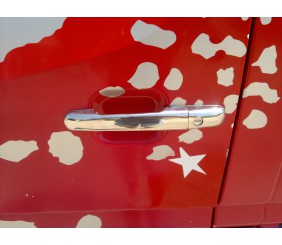 Накладки на ручки (4 шт, нерж) OmsaLine - Італійська нержавіюча сталь для Mercedes Sprinter W901/902/903/904/905 1995-2006 рр